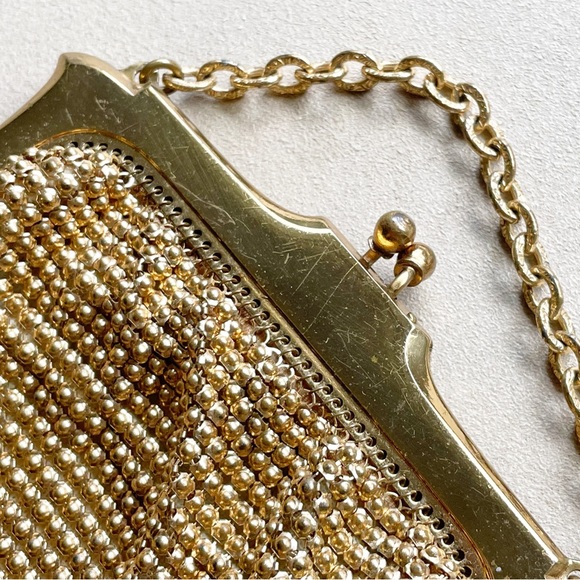 Whiting & Davis Gold Mesh Bag - Picture 9 of 15